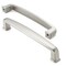 Cauldham Solid Kitchen Cabinet Handles (5" Hole Centers) - Drawer/Door Hardware - Style T765 - Satin Nickel